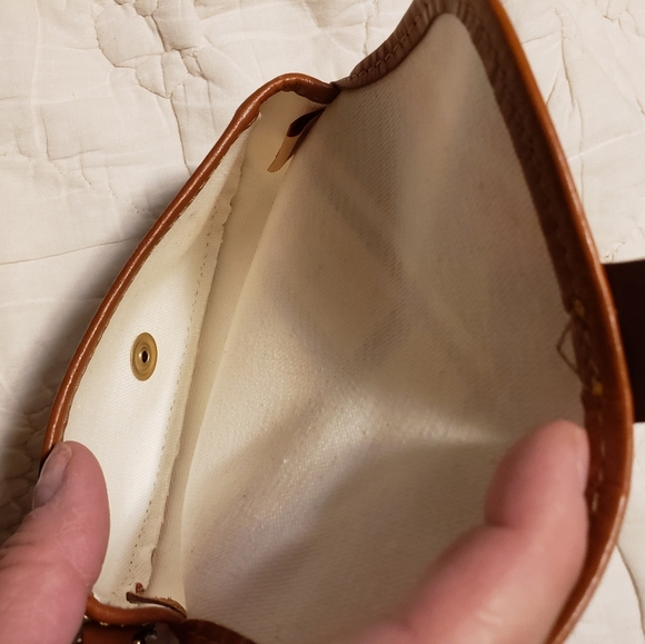 EC Dooney & Bourke Tarten Plaid Small Snap Close Wristlet, Preppy, Festive - Picture 7 of 8